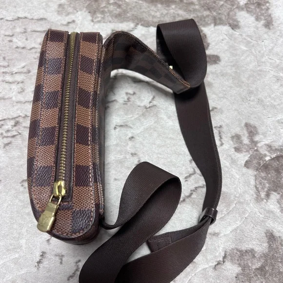 Louis Vuitton Geronimos Belt Bag & Fanny Pack Brown Canvas Damier